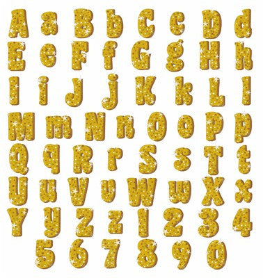 Free printable glitter letters for parties and crafts