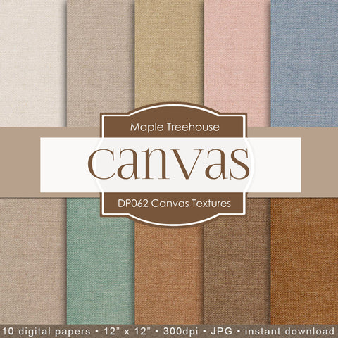 Canvas Textures Digital Paper DP062