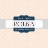 Clam Polka Dots Digital Paper DP1664 - Digital Paper Shop
