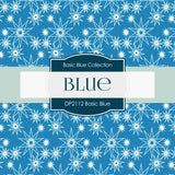 Basic Blue Digital Paper DP2112 - Digital Paper Shop