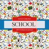 Back To School Digital Paper DP7175 - Digital Paper Shop