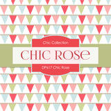 Chic Rose Digital Paper DP617B - Digital Paper Shop - 2