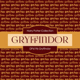 Gryffindor Harry Potter Digital Paper DP6196A - Digital Paper Shop