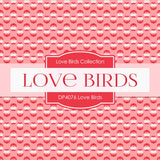 Love Birds Digital Paper DP4076A - Digital Paper Shop