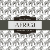 Zentangle Africa Digital Paper DP6680 - Digital Paper Shop