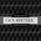Dark Geometric Digital Paper DP6450 - Digital Paper Shop
