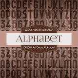 Art Deco Alphabet Digital Paper DP6304A - Digital Paper Shop
