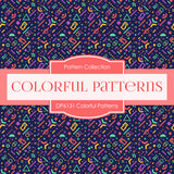 Colorful Patterns Digital Paper DP6131A - Digital Paper Shop