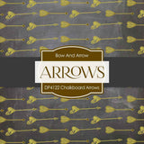 Chalkboard Arrows Paper DP4122 - Digital Paper Shop