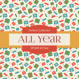 All Year Digital Paper DP3449 - Digital Paper Shop