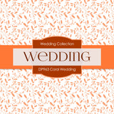 Coral Wedding Digital Paper DP963 - Digital Paper Shop - 3