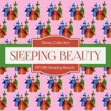 Sleeping Beauty Digital Paper DP1380 - Digital Paper Shop