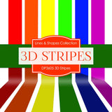 3D Stripes Digital Paper DP3605 - Digital Paper Shop