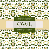 Owl St. Patrick Digital Paper DP4969 - Digital Paper Shop - 2