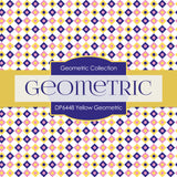 Yellow Geometric Digital Paper DP6448 - Digital Paper Shop