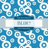 Basic Blue Digital Paper DP2112 - Digital Paper Shop