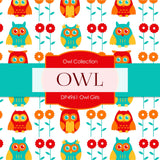 Owl Girls Digital Paper DP4961 - Digital Paper Shop