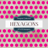 Hexagons Digital Paper DP1678 - Digital Paper Shop
