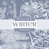 Winter Digital Paper DP2020A - Digital Paper Shop