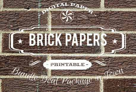 Digital Papers - Brick Papers Bundle Deal - Digital Paper Shop