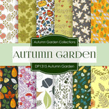 Autumn Garden Digital Paper DP1315 - Digital Paper Shop
