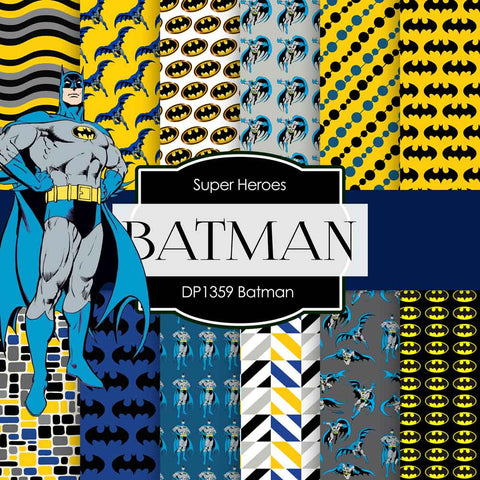 Batman Digital Paper DP1359 - Digital Paper Shop