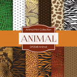 Animal Digital Paper DP2048 - Digital Paper Shop