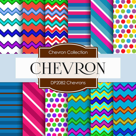 Chevrons Digital Paper DP2082 - Digital Paper Shop