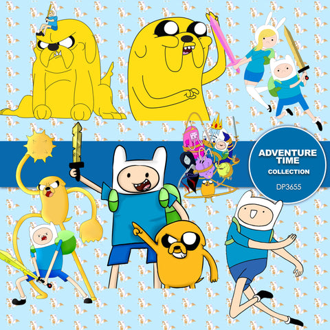 Adventure Time Digital Paper DP3655 - Digital Paper Shop - 1