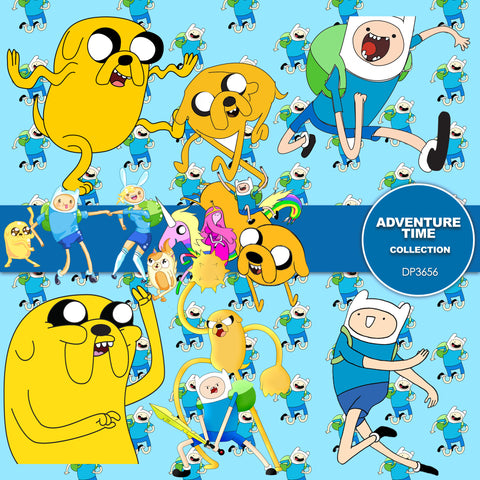 Adventure Time Digital Paper DP3656 - Digital Paper Shop - 1