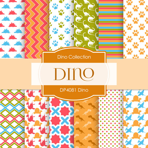 Dino Digital Paper DP4081 - Digital Paper Shop
