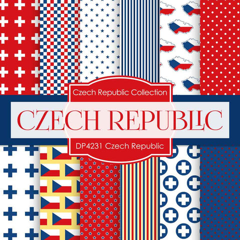Czech Republic Digital Paper DP4231 - Digital Paper Shop