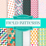 Field Patterns Digital Paper DP6122A - Digital Paper Shop
