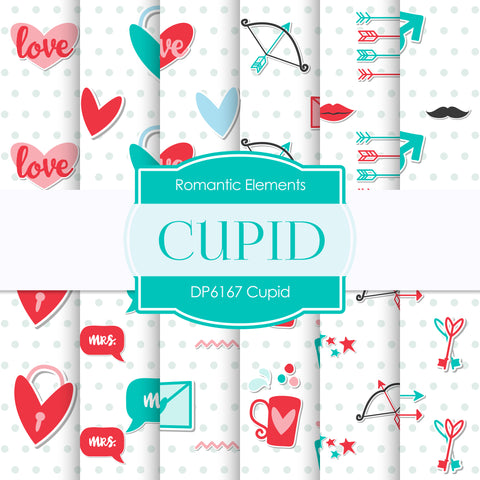 Cupid Digital Paper DP6167B - Digital Paper Shop