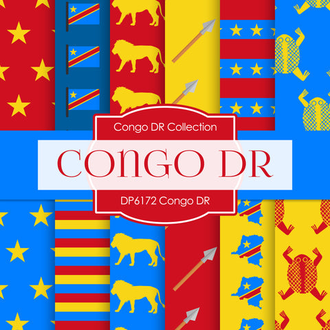 Congo DR Digital Paper DP6172 - Digital Paper Shop