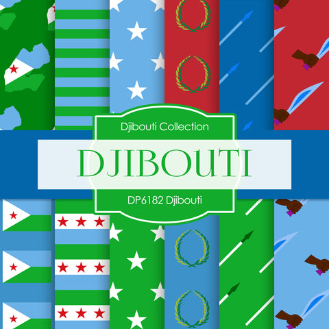 Djibouti Digital Paper DP6182 - Digital Paper Shop