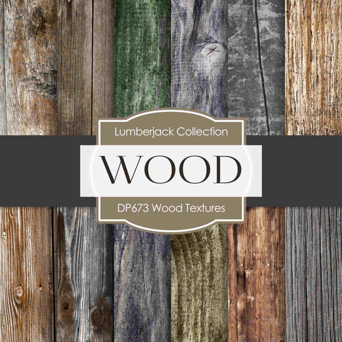 Wood Textures Digital Paper DP673 - Digital Paper Shop