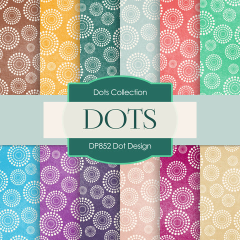Dot Design Digital Paper DP852 - Digital Paper Shop - 1