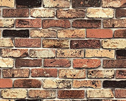 Add life to your wall using brick design paper