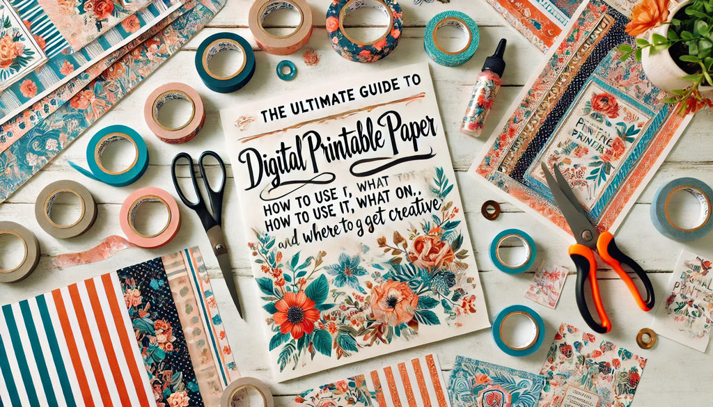 The Ultimate Guide to Digital Printable Paper: How to Use It, What to Print On, and Where to Get Creative