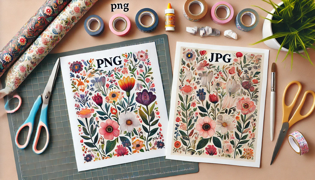 PNG vs JPG for Digital Printable Paper: What's the Difference and Which One to Use?