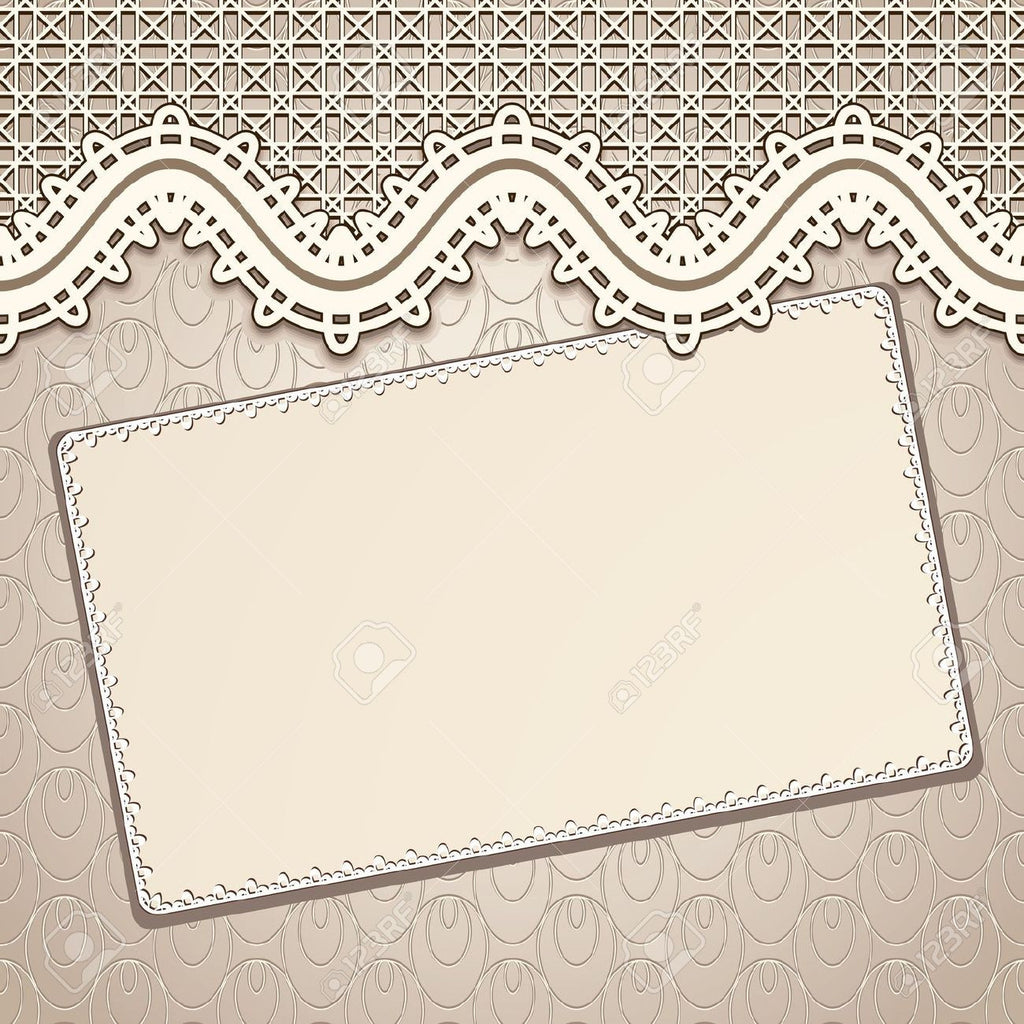 How to Create a Vintage Lace Clipart Wedding Invitation