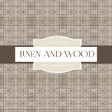 Linen and Wood Digital Paper DP066