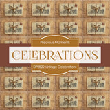 Vintage Celebrations Digital Paper DP2822