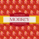 Chinese Monkey Digital Paper DP6796