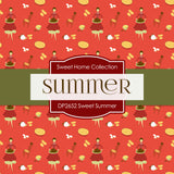 Home Sweet Summer Digital Paper DP2652