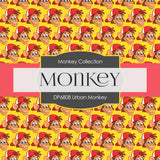 Urban Monkey Digital Paper DP6808