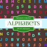 Alphabets Digital Paper DP1475