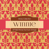Winnie The Pooh Vintage Digital Paper DP1860