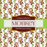 Funny Monkey Digital Paper DP6798